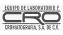 logo de equipo de laboratorio y cromatografia