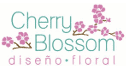 logo de Cherry Blossom Diseño Floral