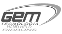 logo de gem tecnologia hand held ribbons